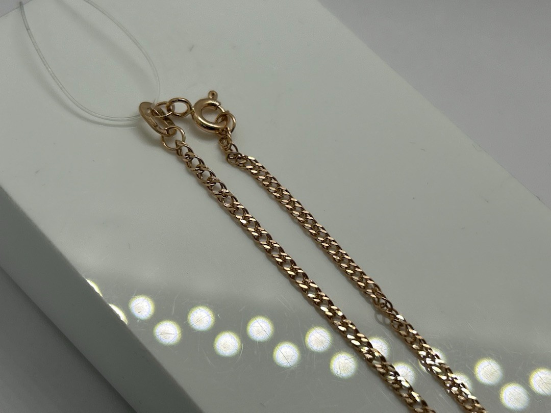 ЦЕПЬ ПОЛНОВЕСНАЯ Ромб двойной (Au 585)