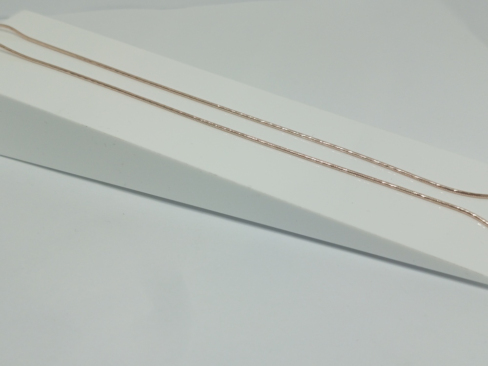 НЦ 12-078 ЦЕПЬ ПОЛНОВЕСНАЯ Жгут(снейк) (Au 585)