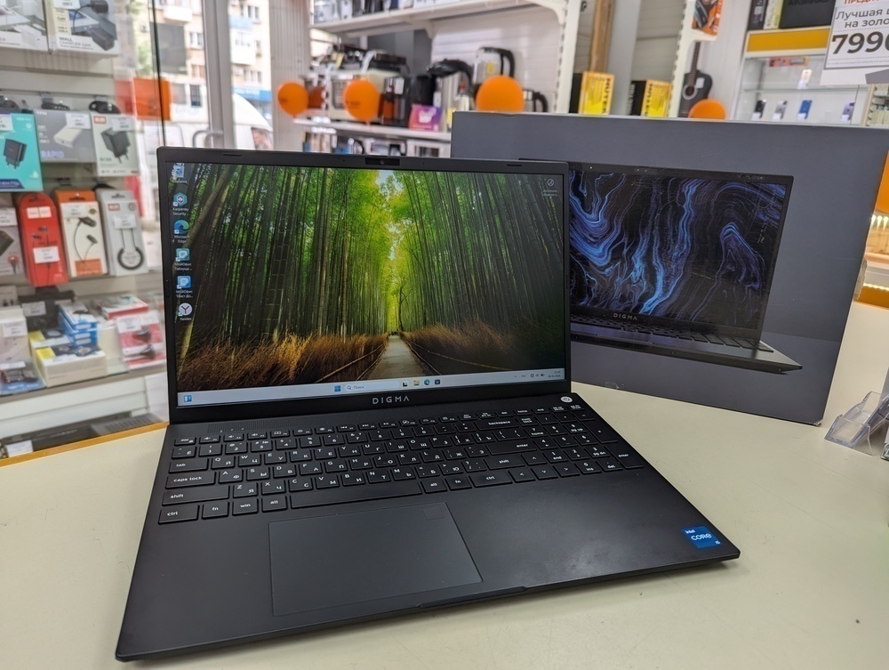 Ноутбук DIGMA Pro Sprint M DN15P5-ADXW02; Core i5-1135G7, Intel iris XE Graphics, 16 Гб, 512 GB, Нет