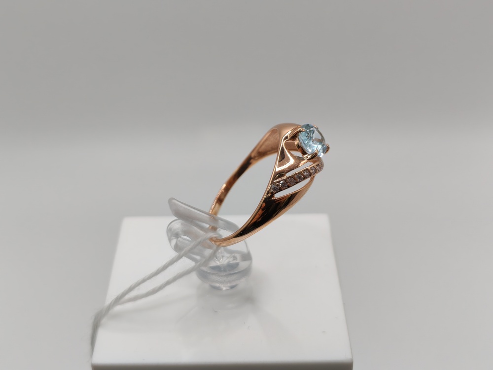 КОЛКМИ585 КОЛЬЦО С КАМНЯМИ (Au 585)