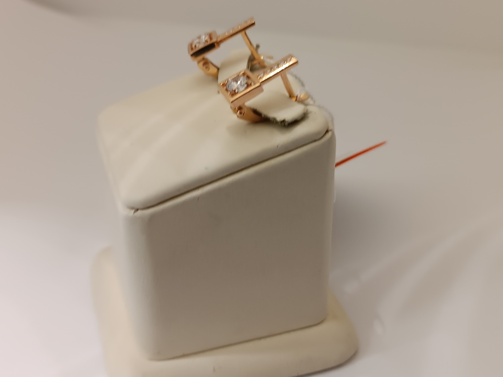 СЕРЬГИ С КАМНЯМИ (Au 585)