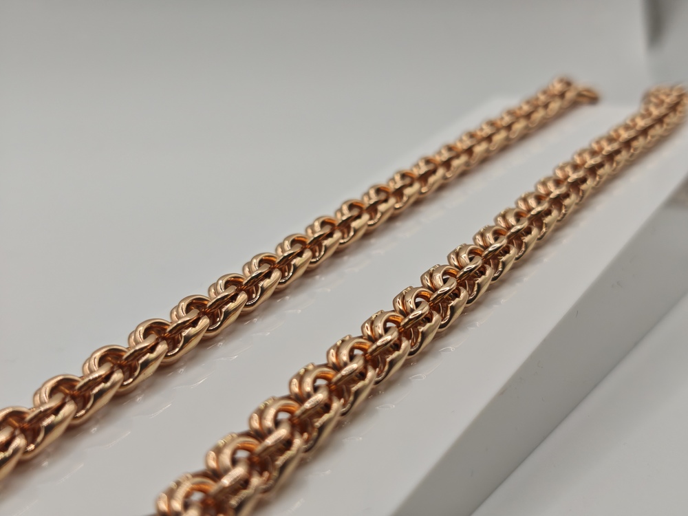 ЦЕПЬ ПОЛНОВЕСНАЯ Бисмарк (Au 585)