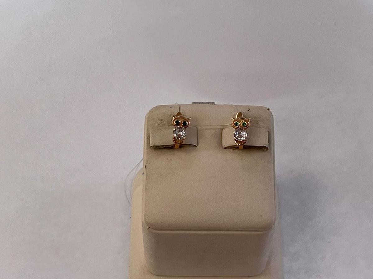 СЕРЬГИ С КАМНЯМИ (Au 585)