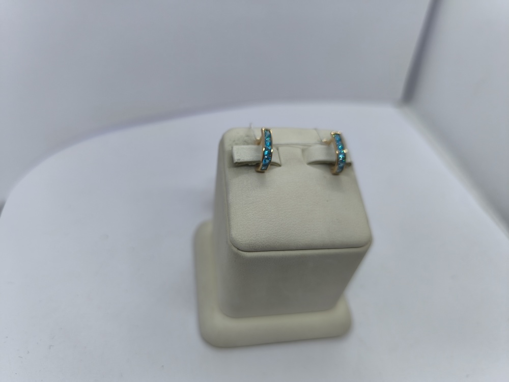 СКМИ585 СЕРЬГИ С КАМНЯМИ (Au 585)