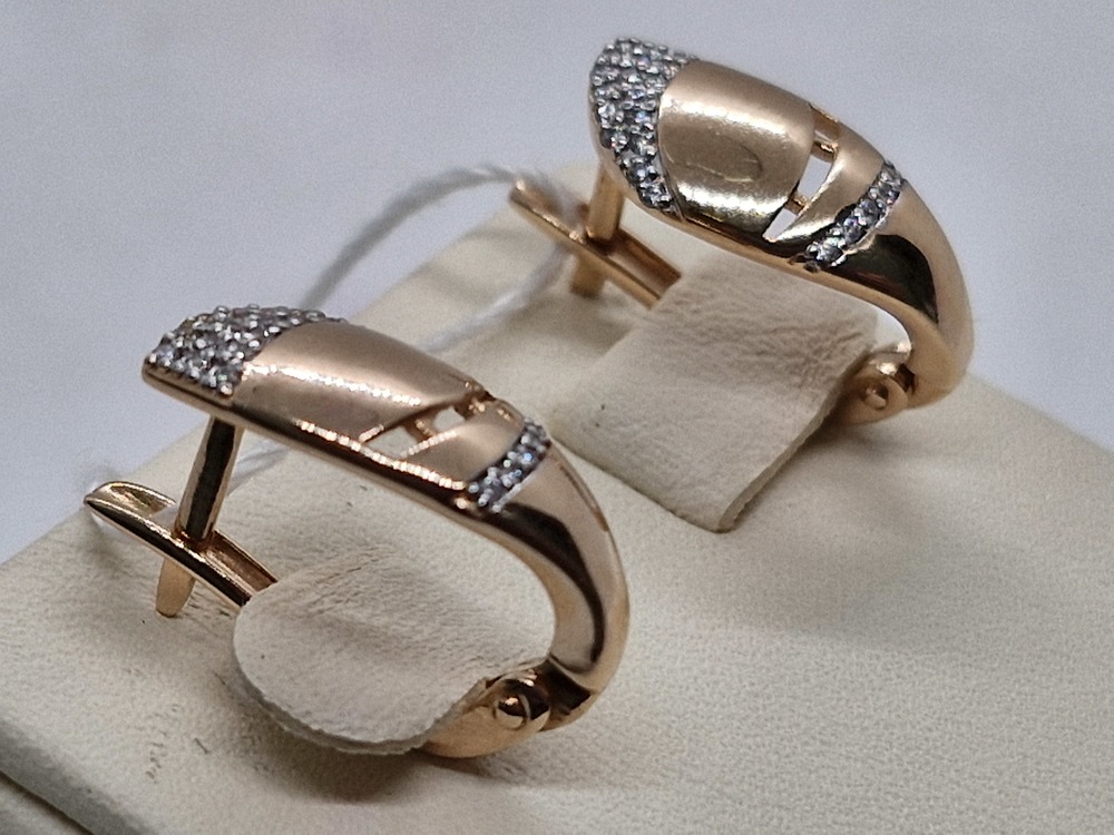 СКМИ585 СЕРЬГИ С КАМНЯМИ (Au 585) СКМИ585 СЕРЬГИ С КАМНЯМИ (Au 585)