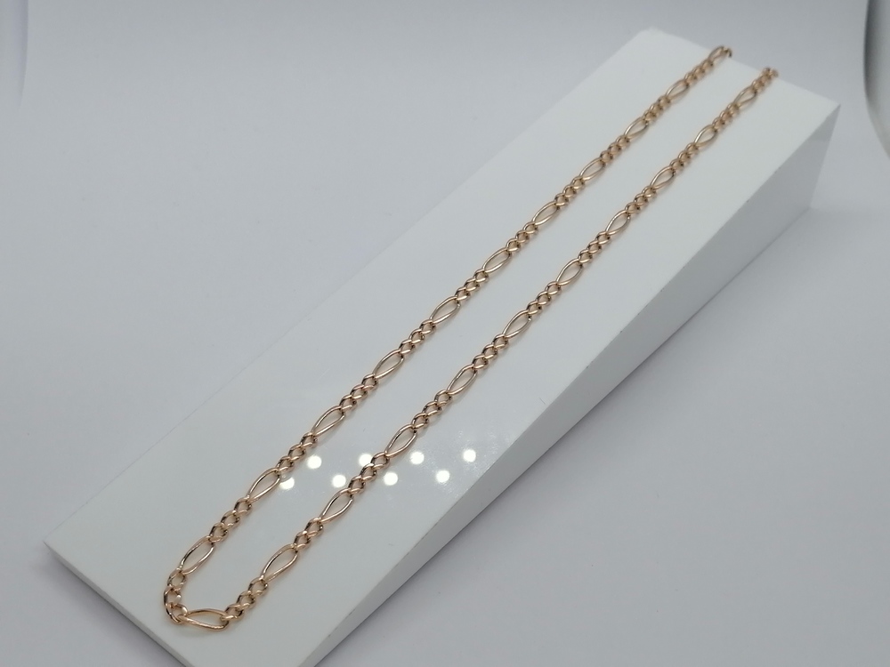 ЦЛФК585 ЦЕПЬ ПОЛНОВЕСНАЯ Фигаро(картье) (Au 585)