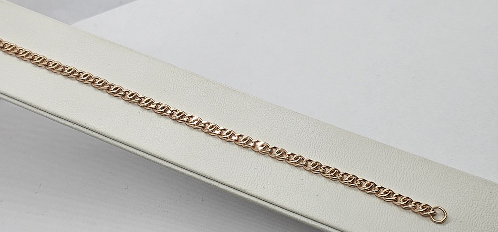 БРАСЛЕТ ПУСТОТЕЛЫЙ Якорное (Au 585)