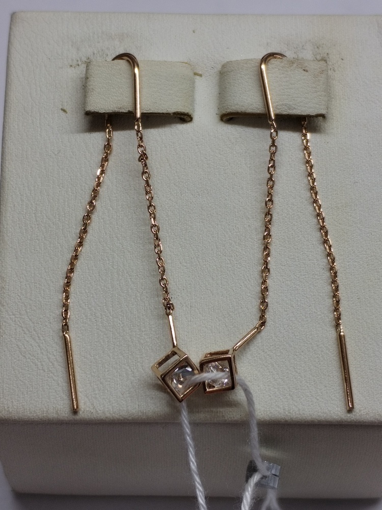 СПРО585 СЕРЬГИ ПРОДЕВКИ (Au 585)