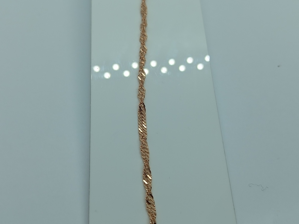 БРАСЛЕТ ПОЛНОВЕСНЫЙ Сингапур Au 585