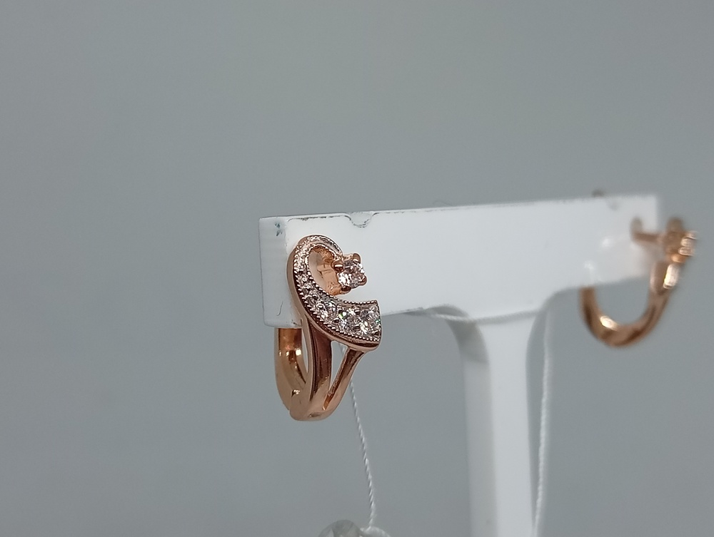 СЕРЬГИ С КАМНЯМИ (Au 585)