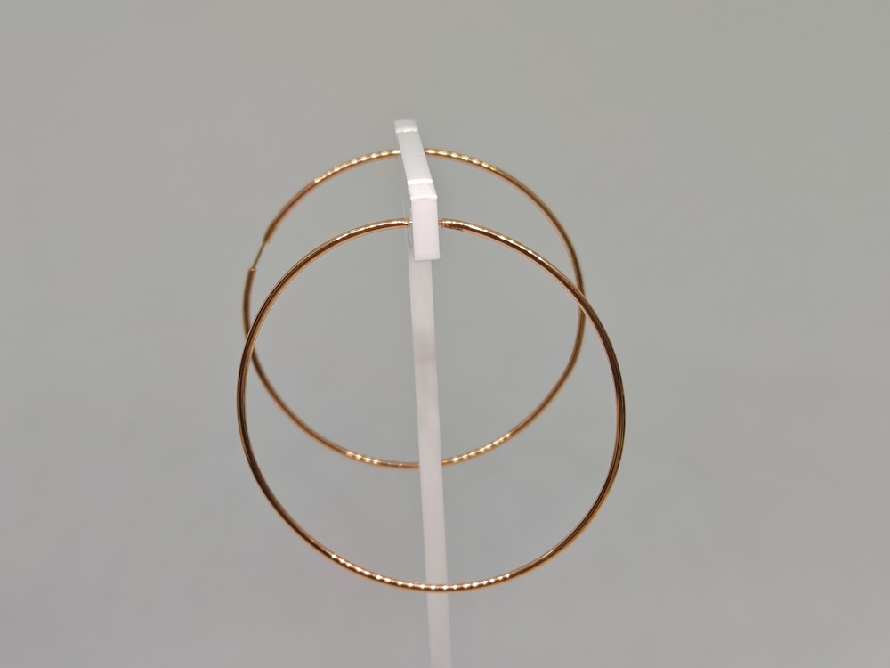 СКОН585 СЕРЬГИ КОНГО (Au 585)