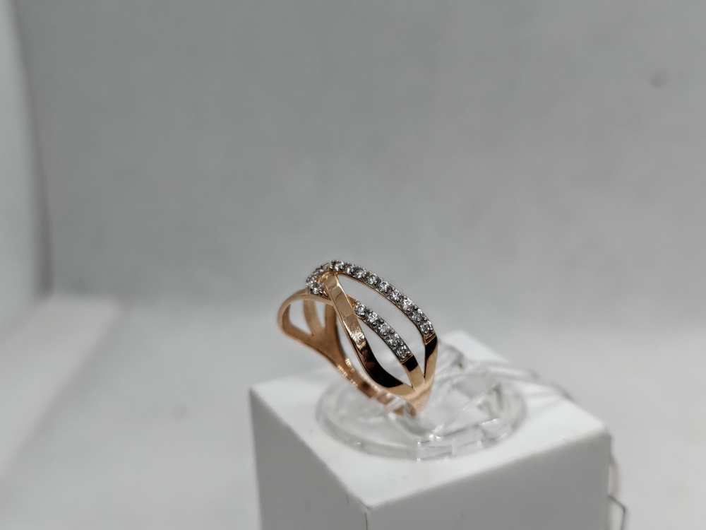 КОЛКМИ585 КОЛЬЦО С КАМНЯМИ (Au 585)