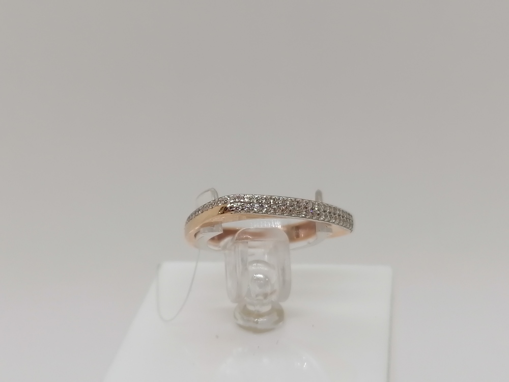 КОЛЬЦО С КАМНЯМИ (Au 585)