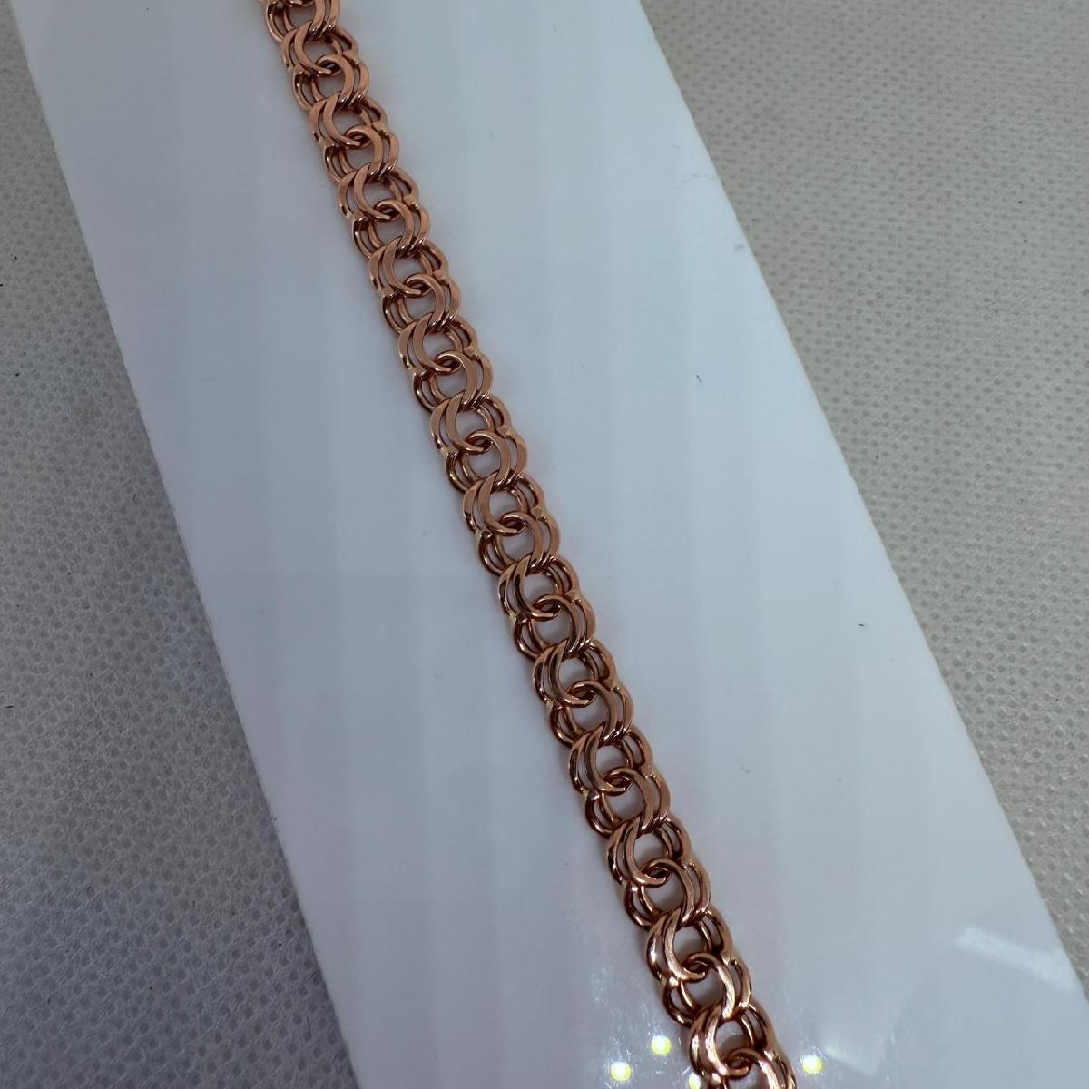 БЛБ585 БРАСЛЕТ ПОЛНОВЕСНЫЙ Бисмарк (Au 585)