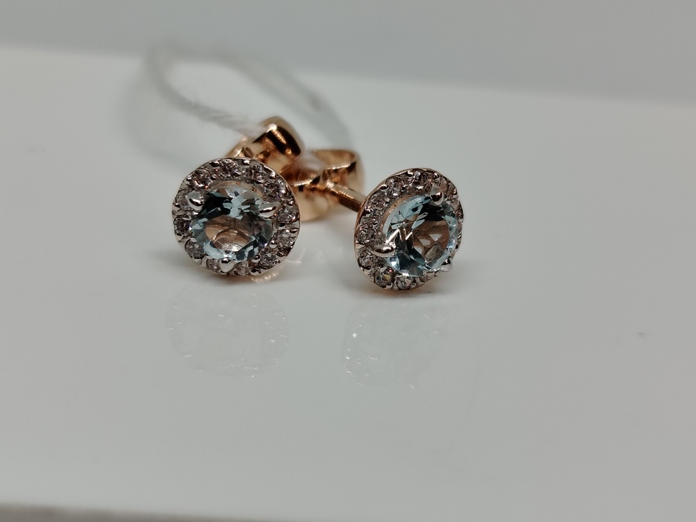 СПУС585 СЕРЬГИ ПУСЕТЫ (Au 585)