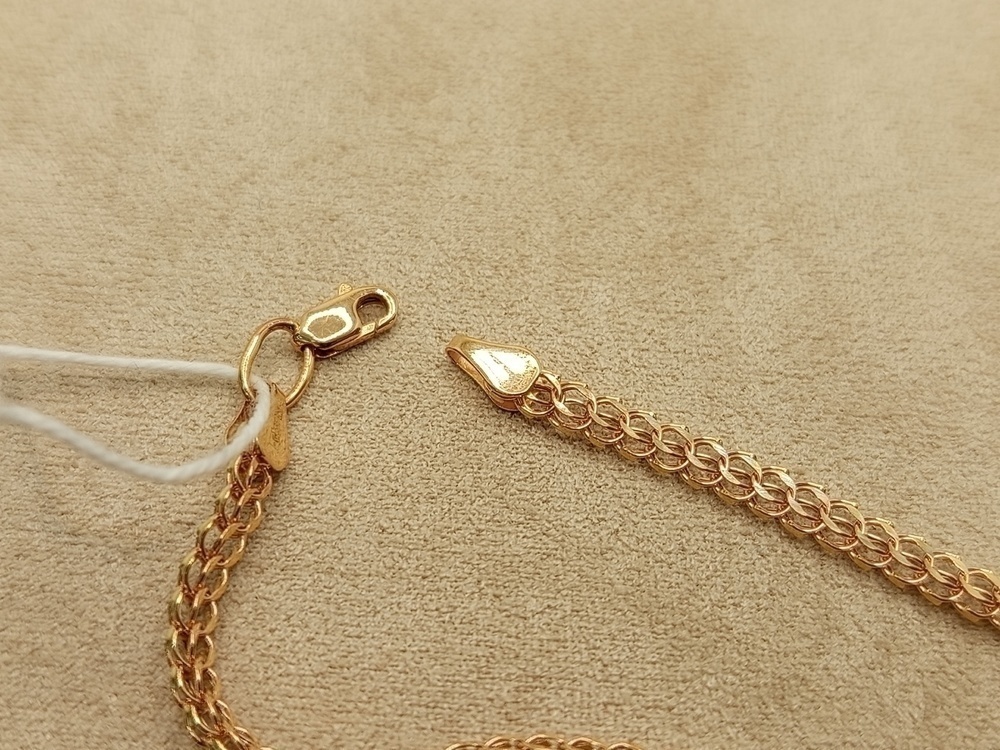 БРАСЛЕТ ПУСТОТЕЛЫЙ Итальянка (Au 585)