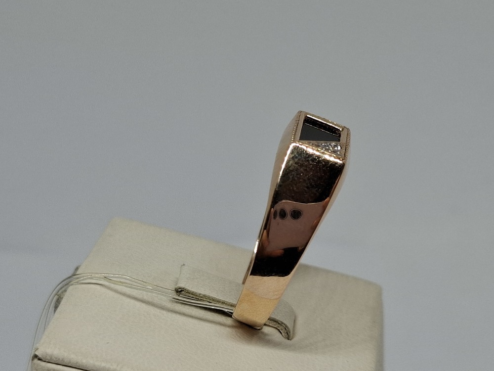 ПЕЧАТКА С КАМНЯМИ (Au 585)