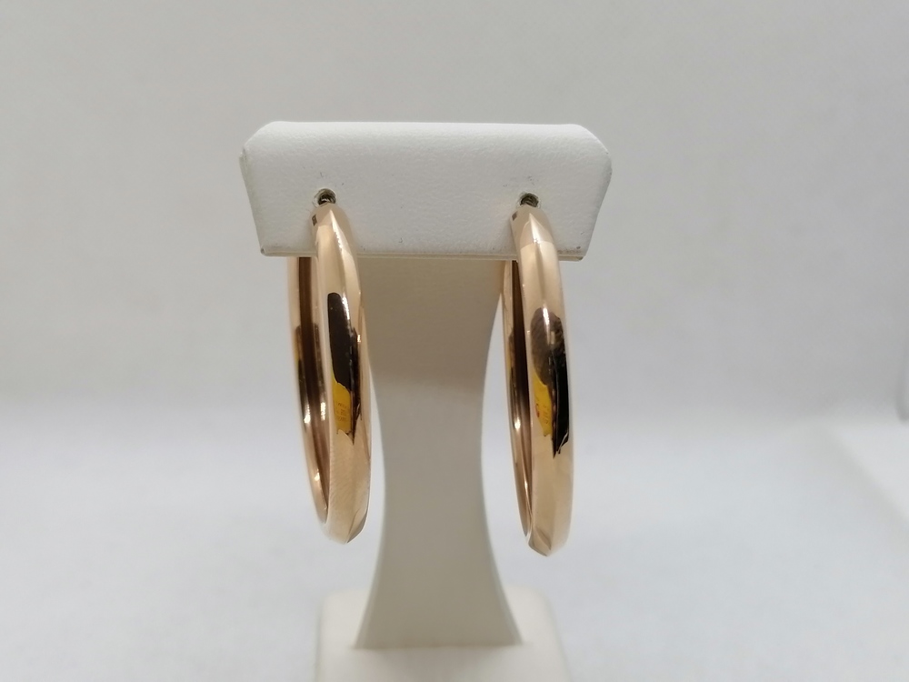 СКОН585 СЕРЬГИ КОНГО (Au 585)