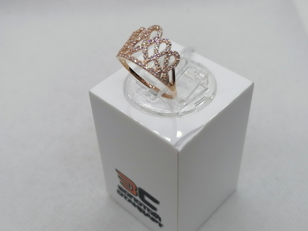 КОЛКМИ585 КОЛЬЦО С КАМНЯМИ (Au 585)