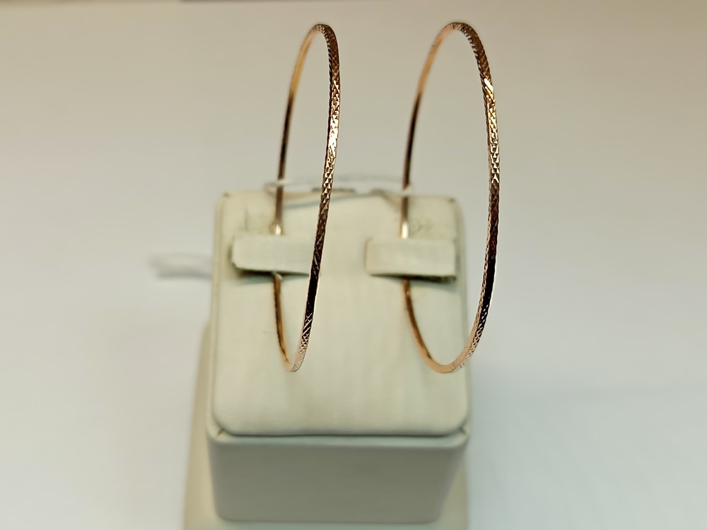 СКОН585 СЕРЬГИ КОНГО (Au 585)