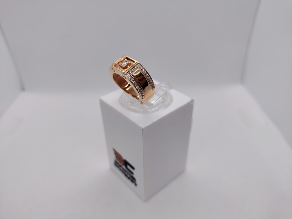 ПЕЧКМИ585 ПЕЧАТКА С КАМНЯМИ (Au 585)