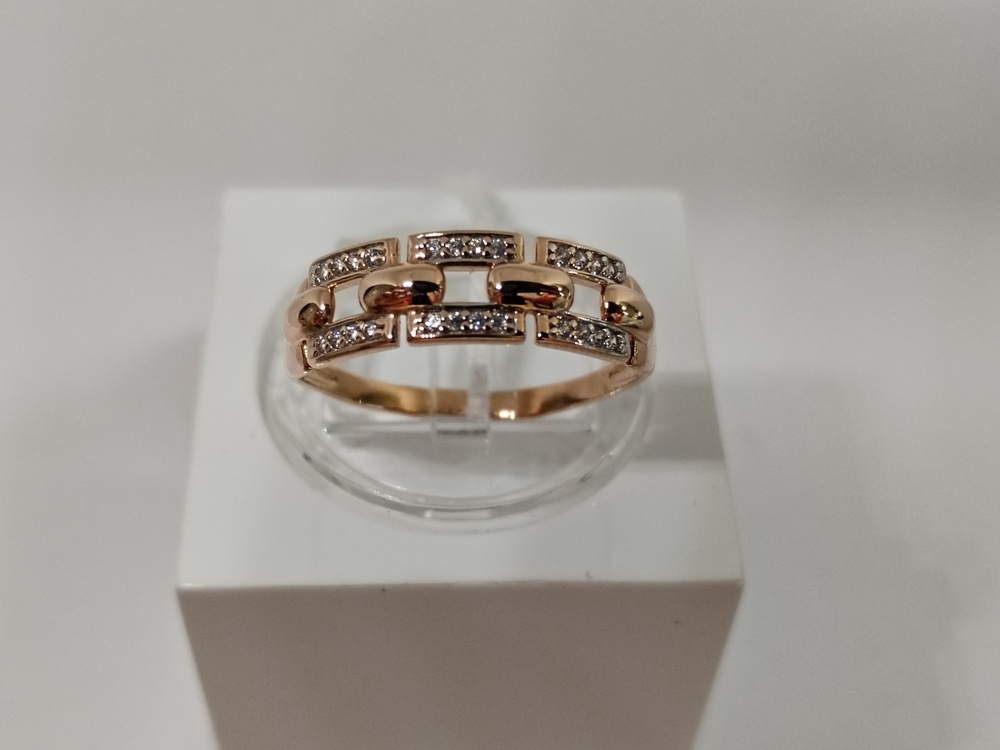 КОЛКМИ585 КОЛЬЦО С КАМНЯМИ (Au 585)
