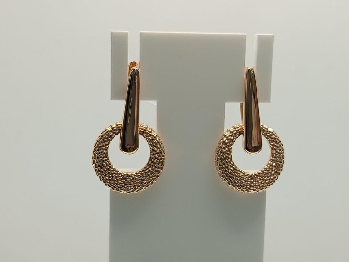 СЕРЬГИ БЕЗ КАМНЯ (Au 585)