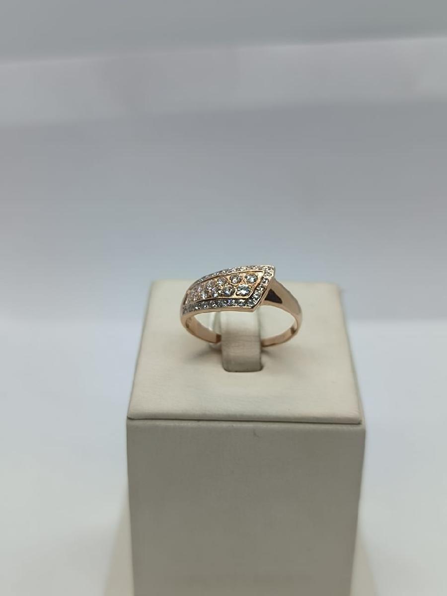 КОЛКМИ585 КОЛЬЦО С КАМНЯМИ (Au 585)