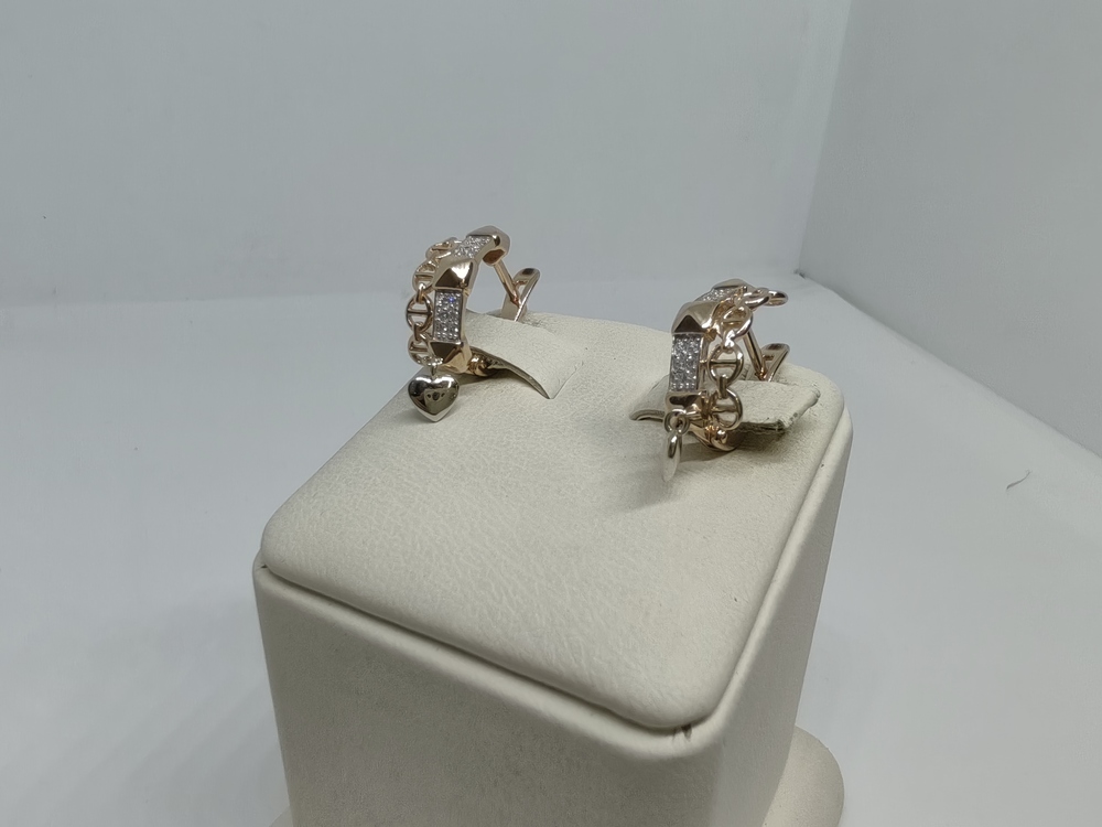 СЕРЬГИ С КАМНЯМИ (Au 585)