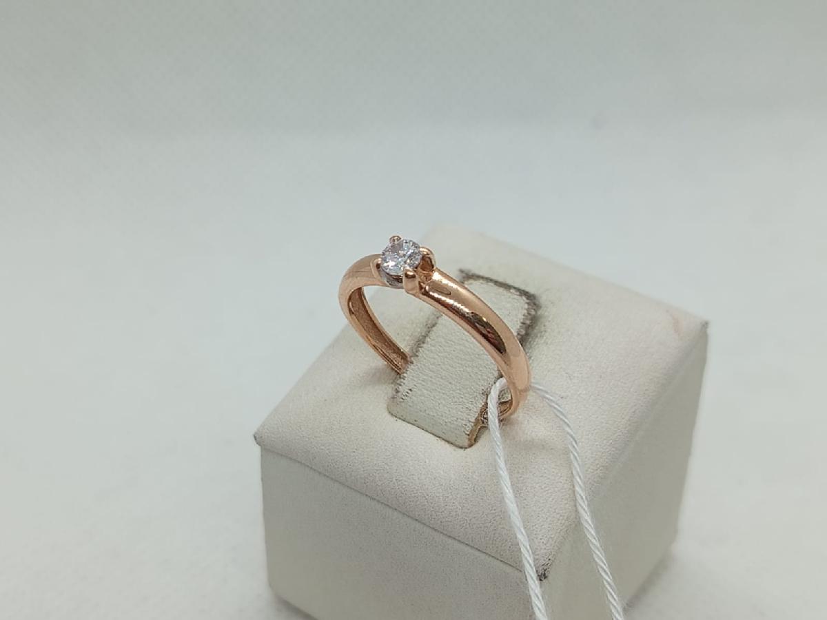 КОЛЬЦО С КАМНЕМ (Au 585)