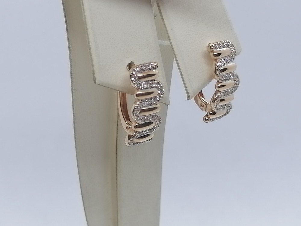 СЕРЬГИ С КАМНЯМИ (Au 585)