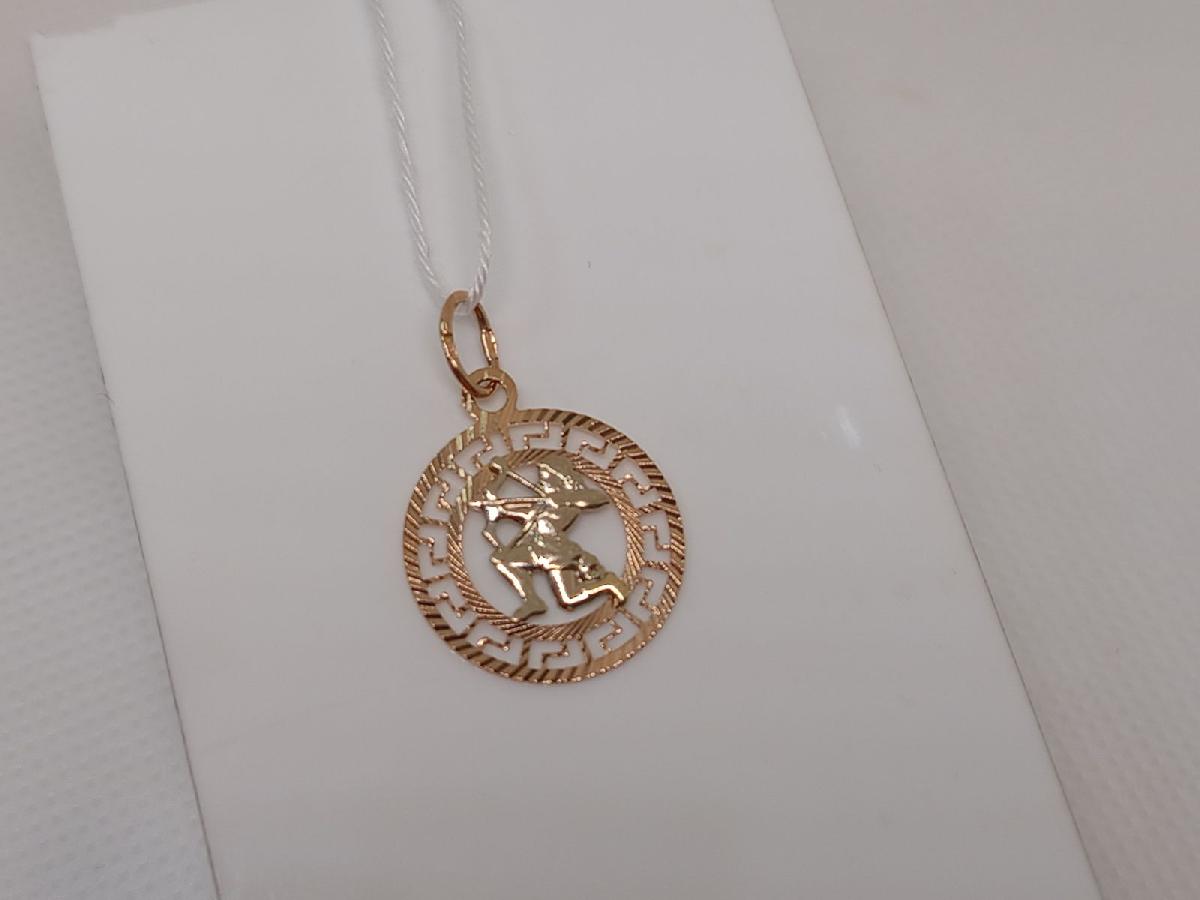 ПОДВЕСКА ЗНАК ЗОДИАКА СТРЕЛЕЦ Au 585