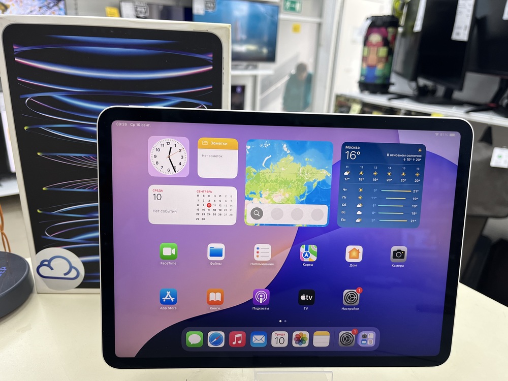 Планшет Apple iPad Pro 256ГБ(11 дюймов, 4-го пок.M2)2022,A2759 (Wi-Fi)