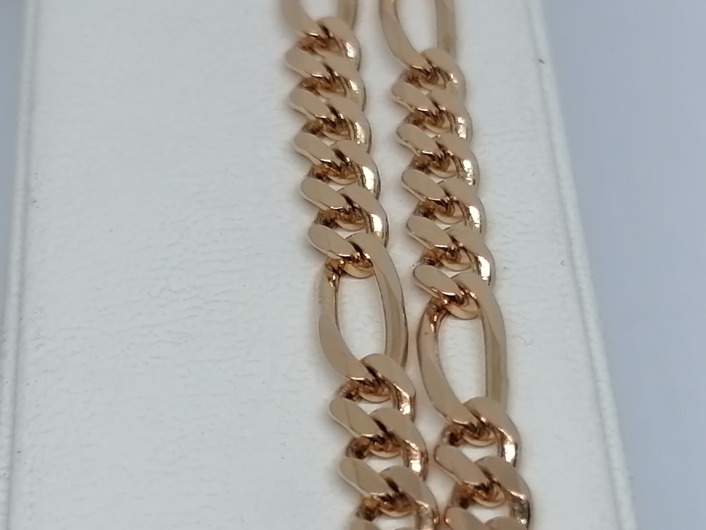 ЦЛФК585 ЦЕПЬ ПОЛНОВЕСНАЯ Фигаро(картье) (Au 585)