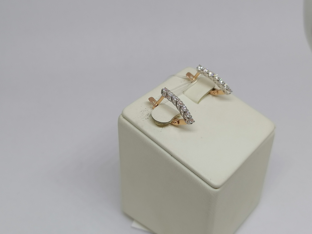 СЕРЬГИ С КАМНЯМИ (Au 585)