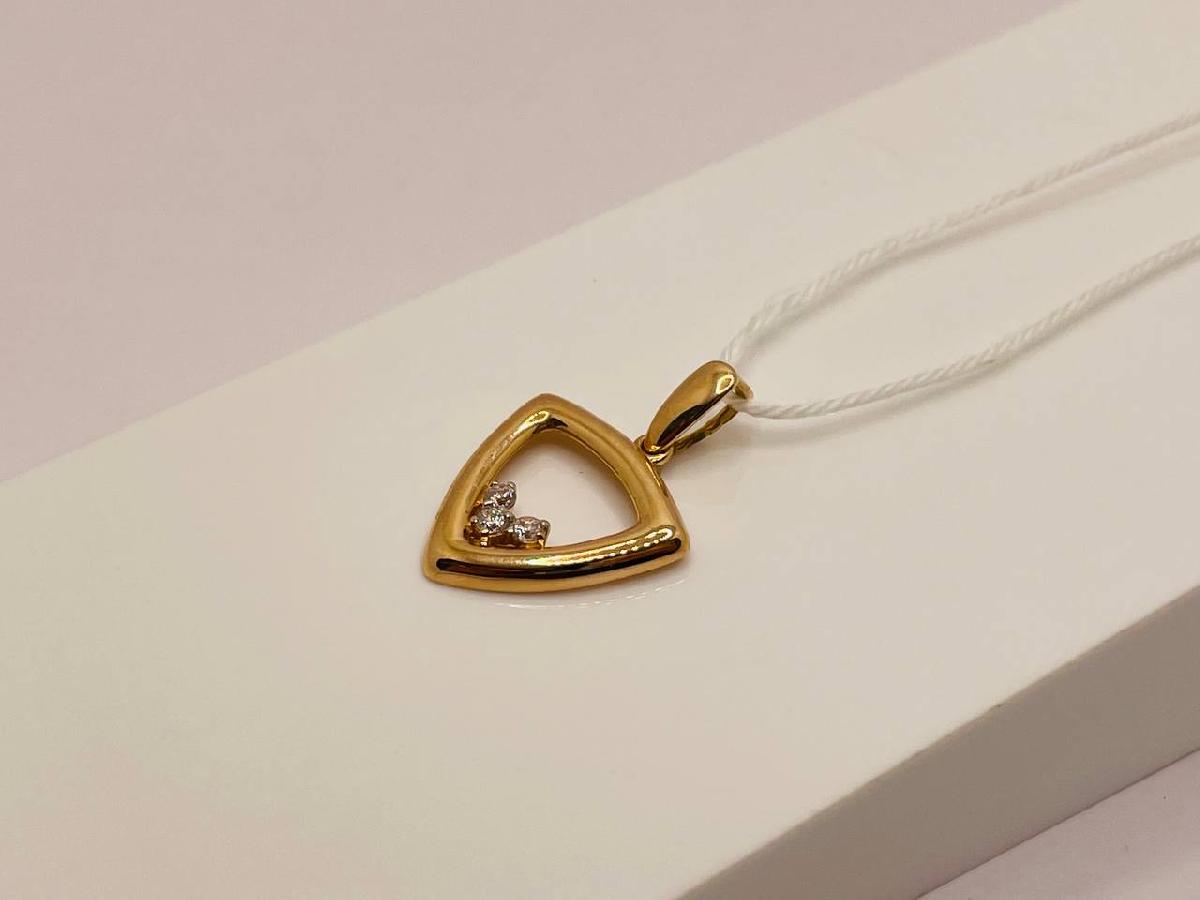 ПОДКМИ585 ПОДВЕСКА С КАМНЯМИ (Au 585)