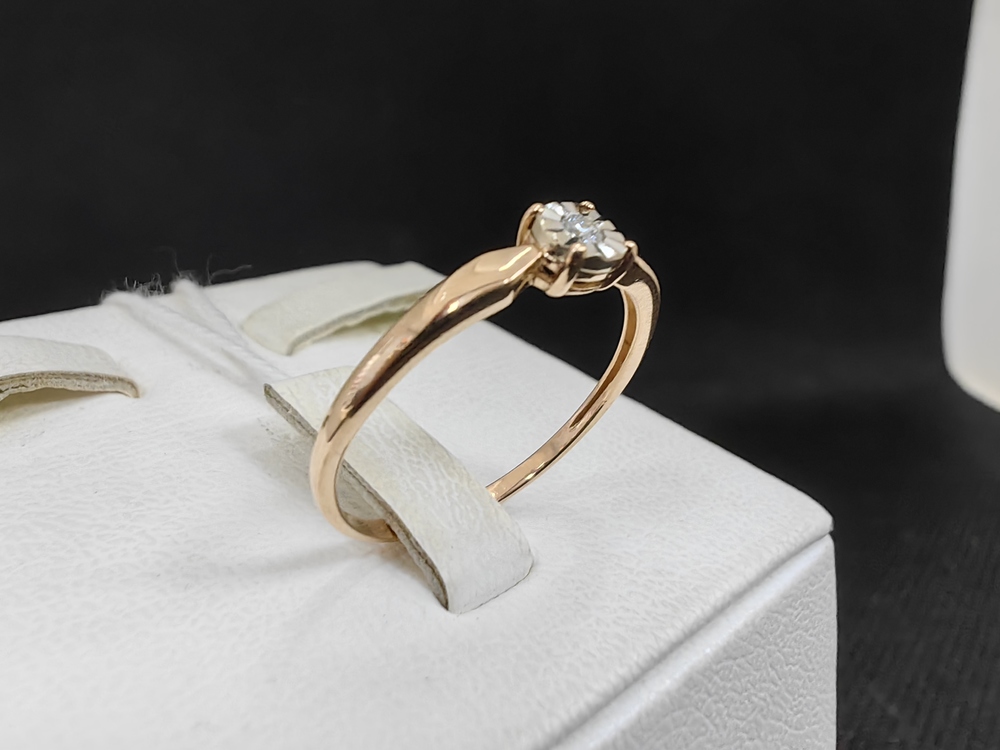 КОЛЬЦО БРИЛЛИАНТ Au 585