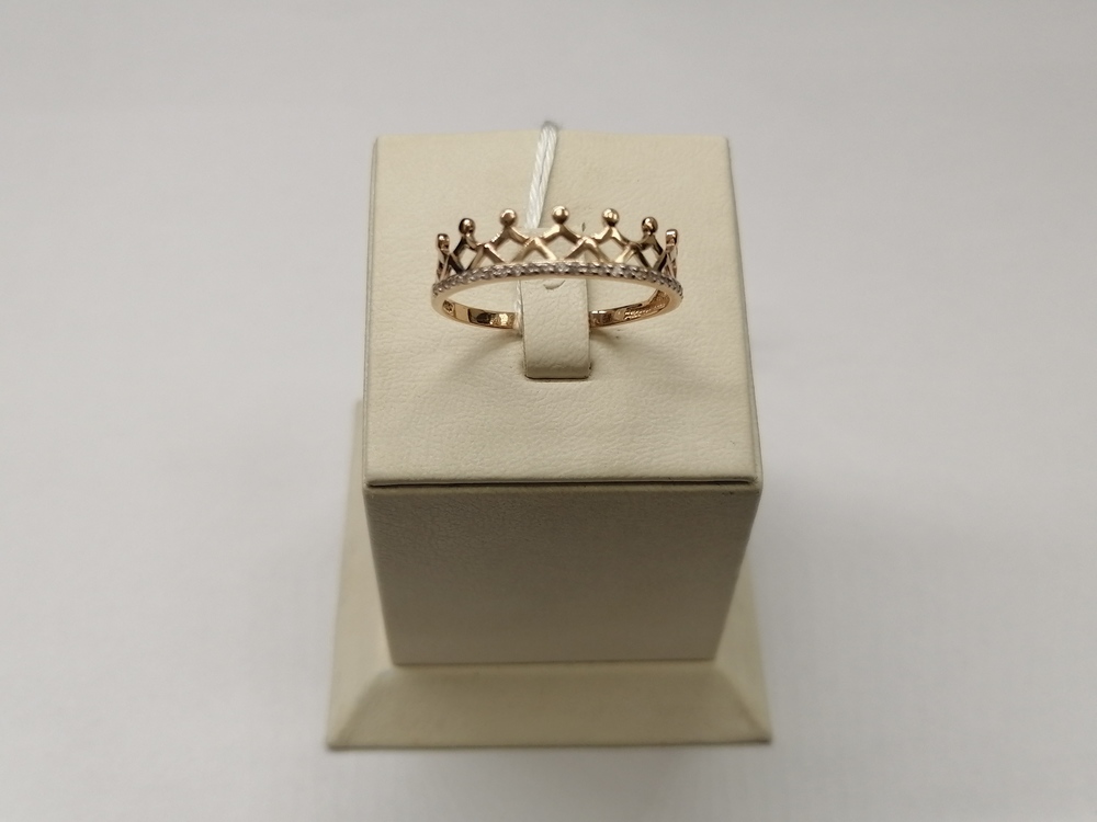 КОЛКМИ585 КОЛЬЦО С КАМНЯМИ (Au 585)