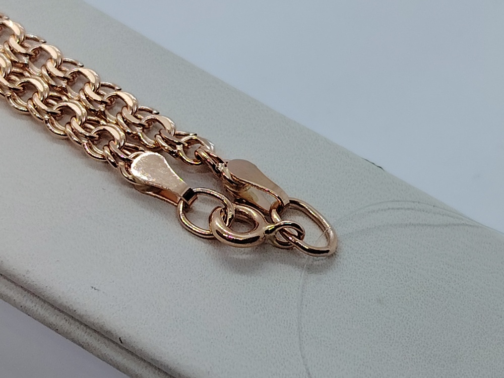 ЦЕПЬ ПУСТОТЕЛАЯ Бисмарк (Au 585)