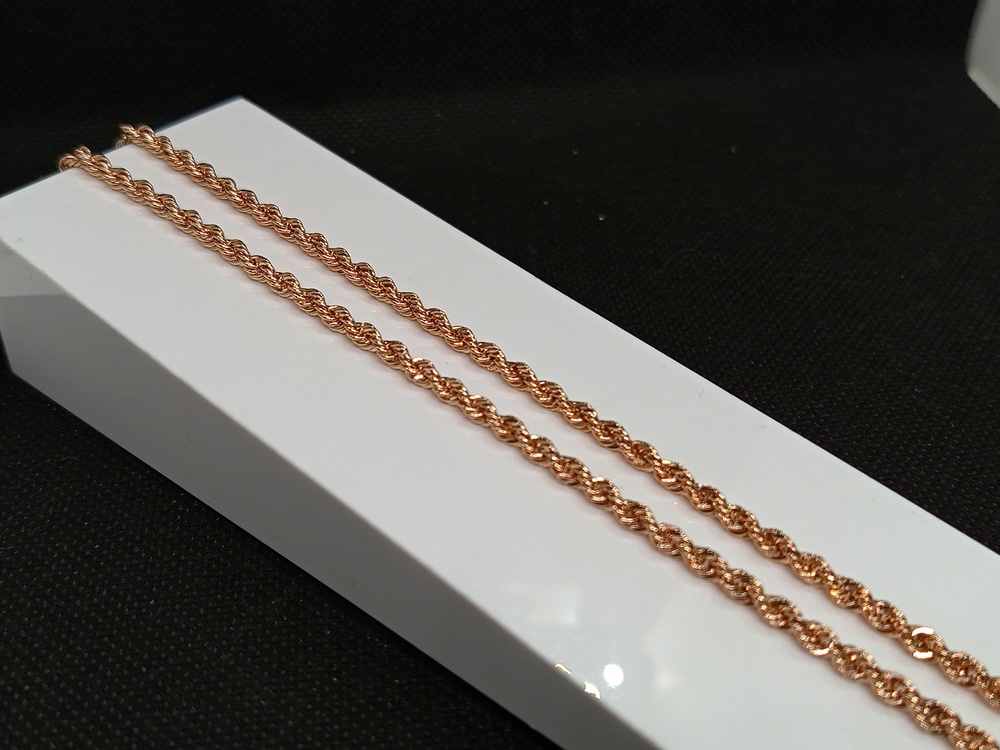 ЦЕПЬ ПУСТОТЕЛАЯ Веревка (Au 585)