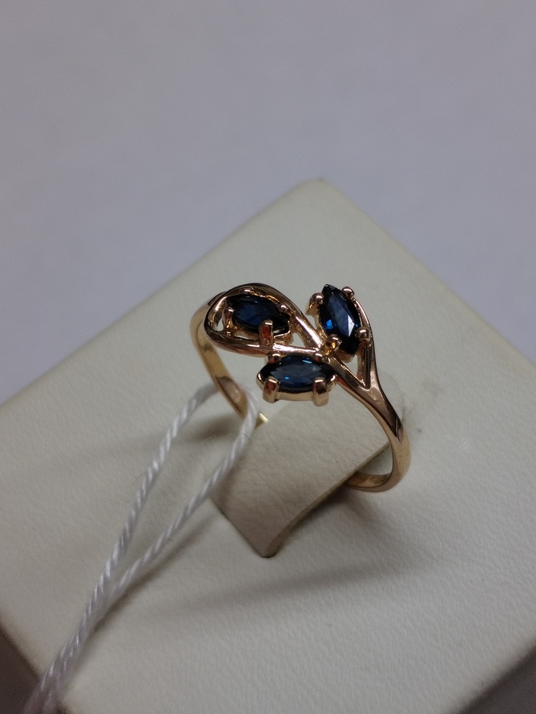 КОЛКМИ585 КОЛЬЦО С КАМНЯМИ (Au 585)