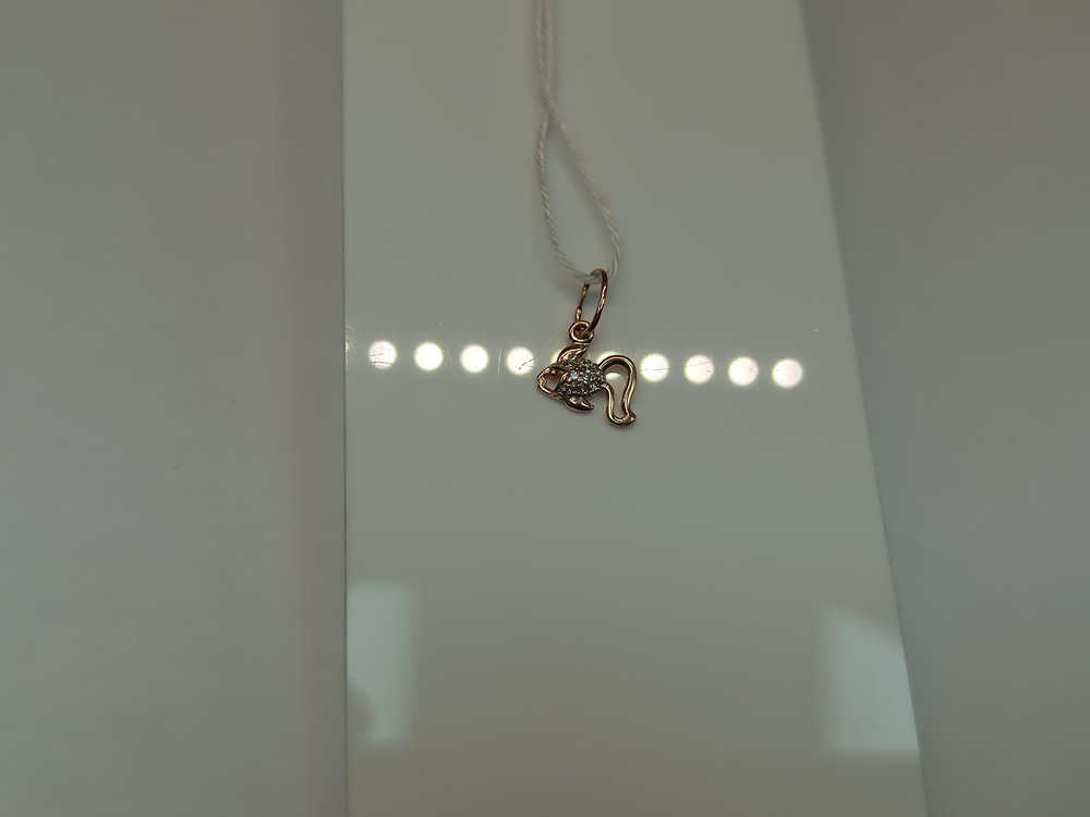 ПОДКМИ585 ПОДВЕСКА С КАМНЯМИ (Au 585)