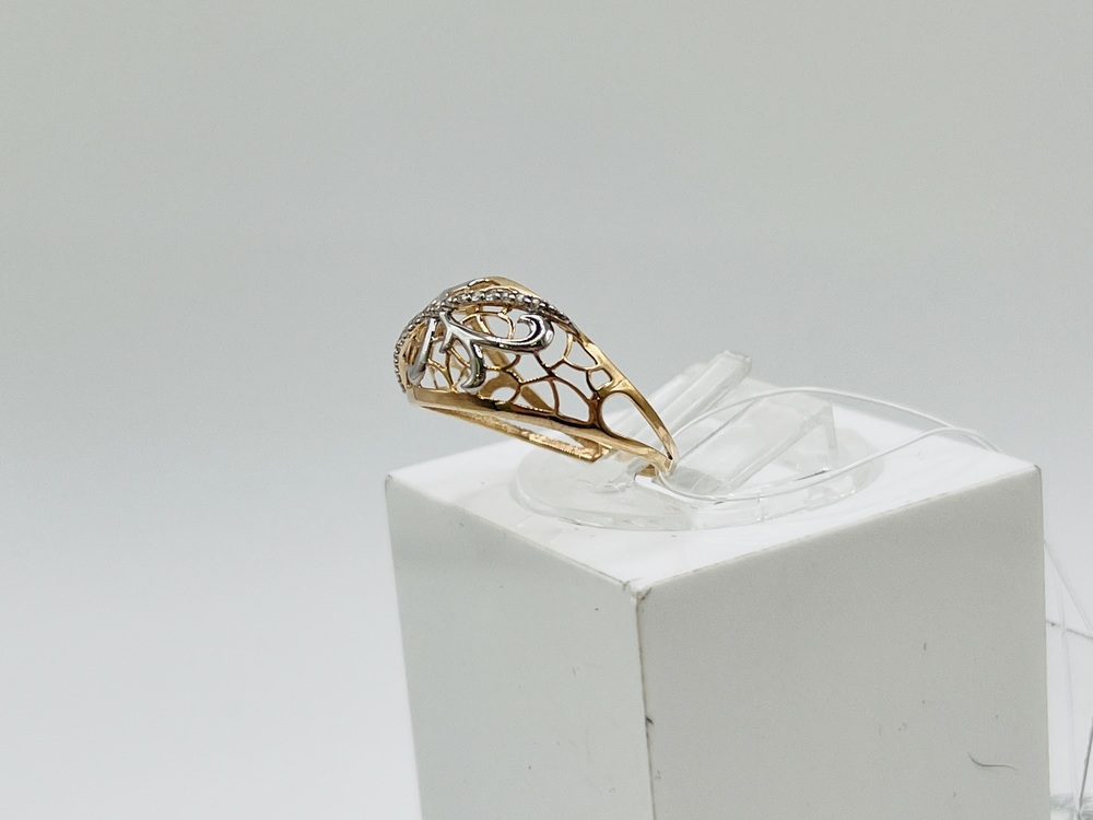 КОЛЬЦО С КАМНЯМИ (Au 585)