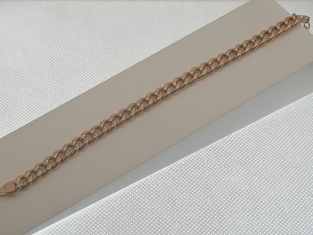 БРАСЛЕТ ПУСТОТЕЛЫЙ Панцирное (Au 585)