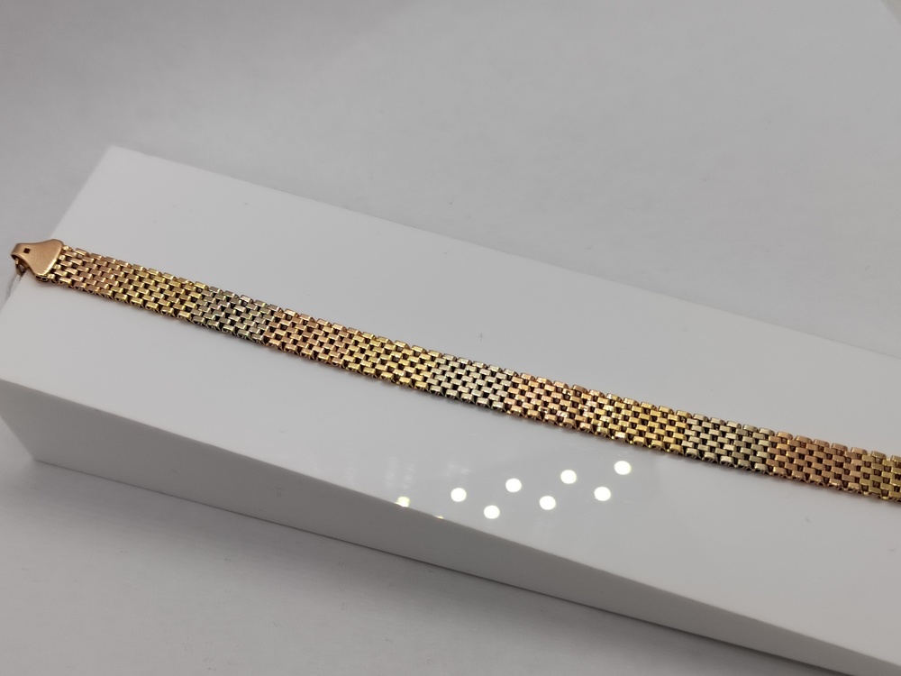 БРАСЛЕТ ПОЛНОВЕСНЫЙ Фантазия Au 585