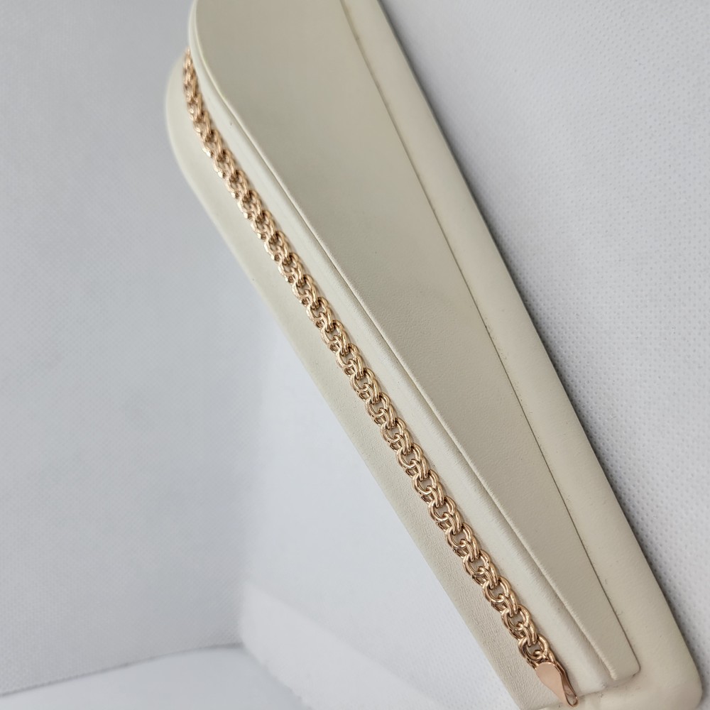 670009025 БРАСЛЕТ ПУСТОТЕЛЫЙ Бисмарк (Au 585)