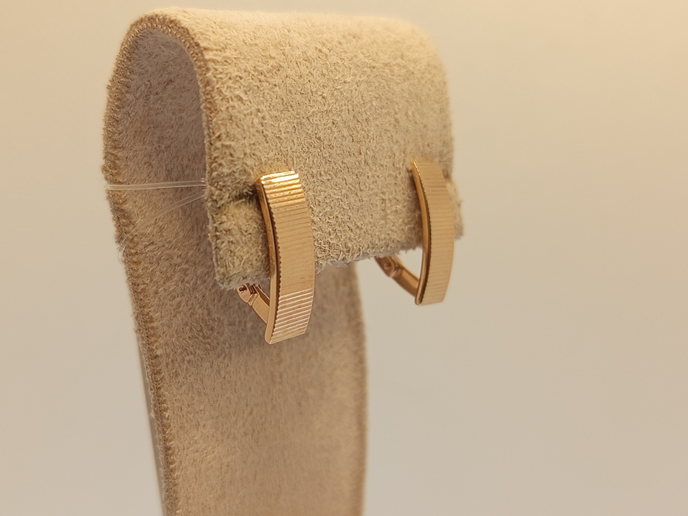 СЕРЬГИ БЕЗ КАМНЯ (Au 585)