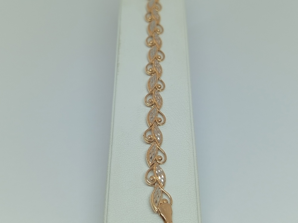 БРАСЛЕТ ПОЛНОВЕСНЫЙ Фантазия Au 585