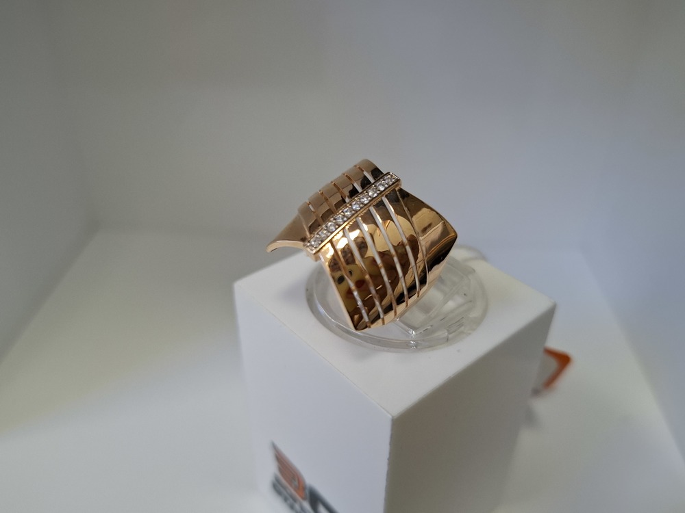 КОЛКМИ585 КОЛЬЦО С КАМНЯМИ (Au 585)