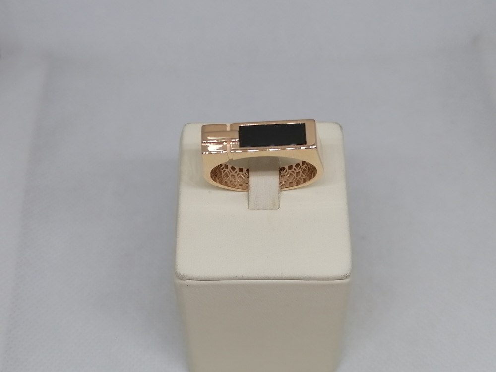 КОЛЬЦО ПЕЧАТКА с камнем (Au 585)